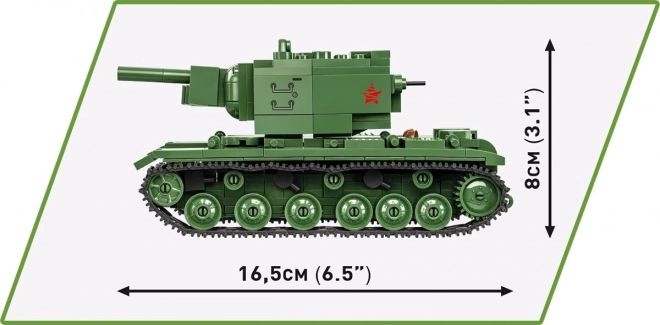 Historyczna kolekcja WW2 ciężki czołg KW-2