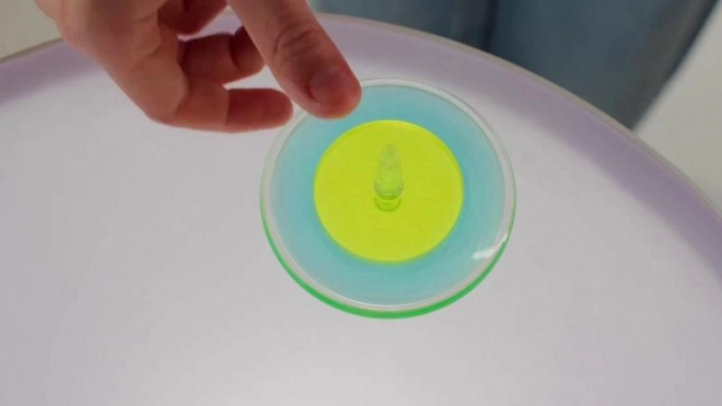 Magiczy spinner z efektem lawy