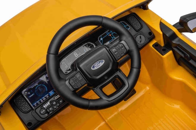 Dziecięcy elektryczny samochód Ford Ranger Lift żółty