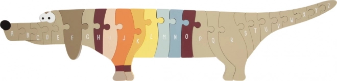 Drewniane alfabetowe puzzle jamnik SMALL FOOT