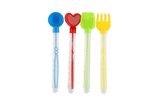 Bańki mydlane 70ml rurka 28cm z narzędziami do piasku plastik 4 rodzaje