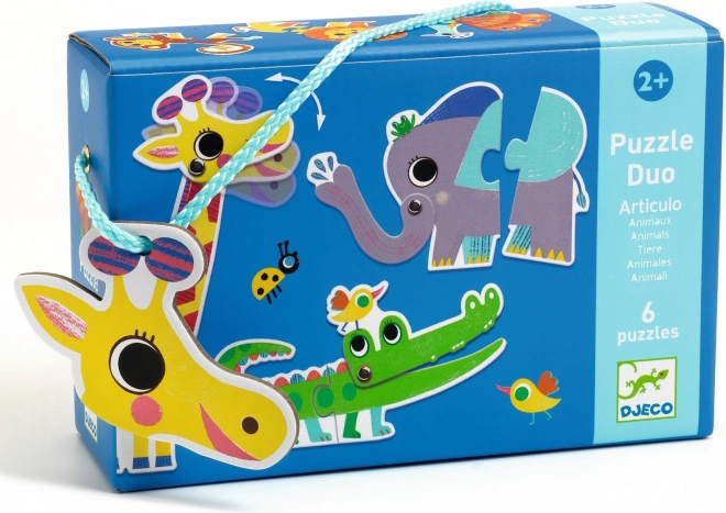 DJECO Puzzle Duo Zwierzątka