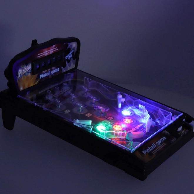 Flipper do Pinballa Czarny Gra z Niesamowitymi Światłami i Dźwiękami