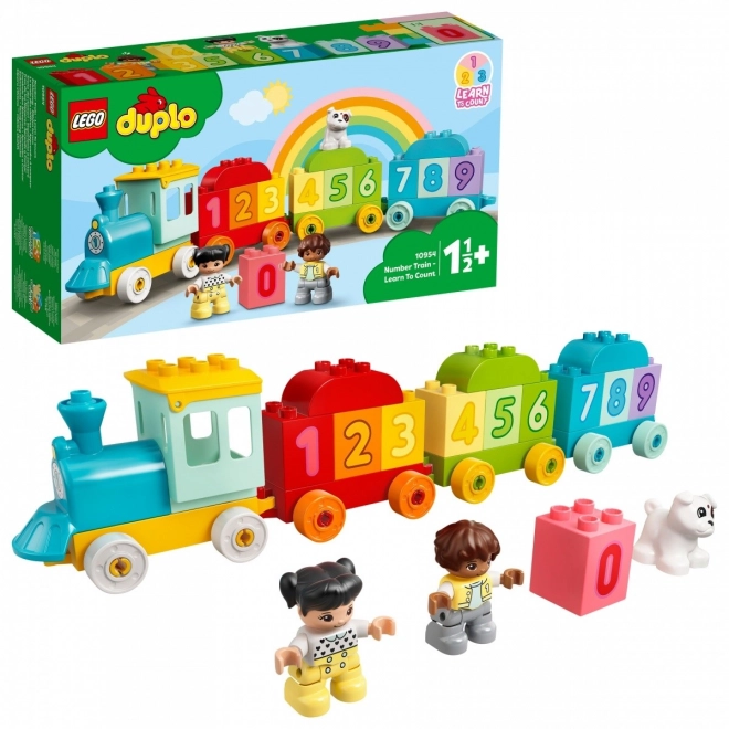 LEGO Duplo 10954 Pociąg z Cyferkami – Uczymy się Liczyć
