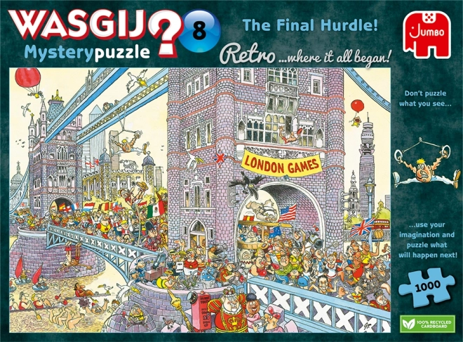 JUMBO puzzle WASGIJ Mystery 8: Ostatnia przeszkoda 1000 części