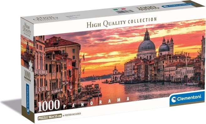 puzzle 1000 elementów compact panorama Wielki Kanał, Wenecja