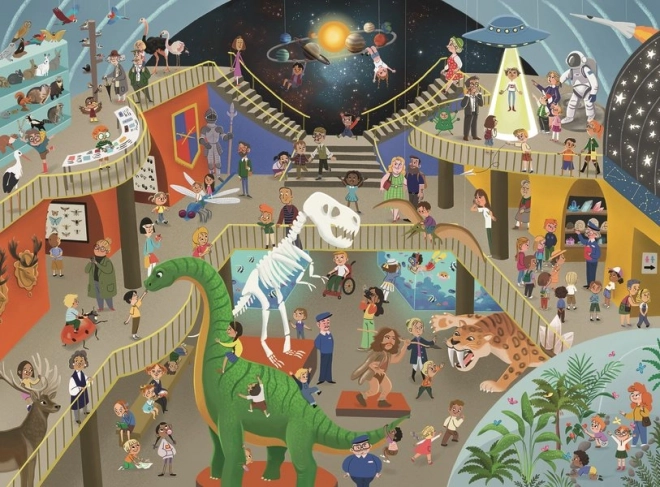 Ravensburger Puzzle Muzeum nauk przyrodniczych XXL 200 elementów