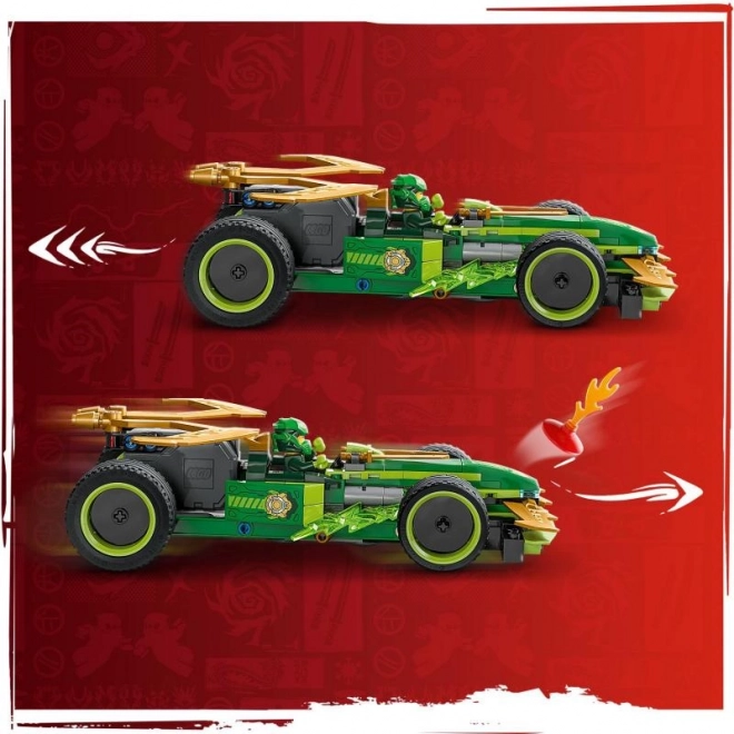 LEGO Ninjago wyścigowy samochód Lloyda z napędem na odwrotny ciąg
