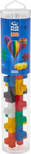 Plus-Plus BIG Basic – kreatywne klocki w tubie 15 szt.