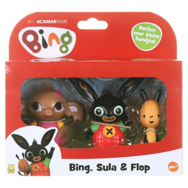 BING PRZYJACIELE FIGURKI 3 sztuki w opakowaniu - Bing, Flop, Sula