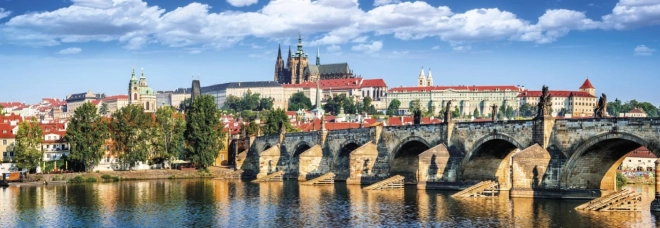 Dino panoramiczne puzzle Hradczany i Most Karola 1000 elementów