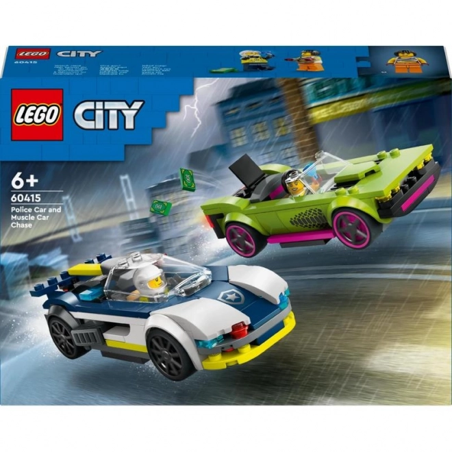 LEGO® City 60415 Pościg policyjnego samochodu i auta sportowego