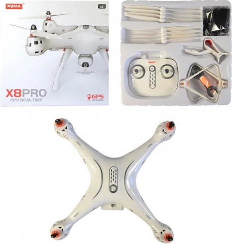 Zdalnie sterowany dron Syma, biały