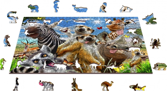 Drewniane Puzzle Wooden City Witaj w Afryce 505 elementów