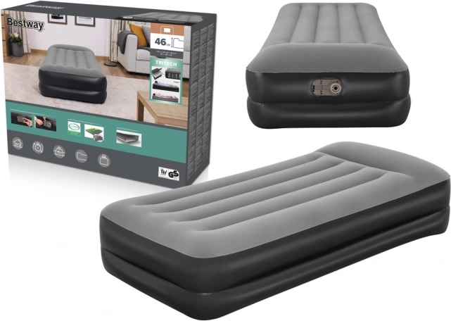Materac dmuchany z pompką elektryczną 191 x 97 x 46 cm Bestway