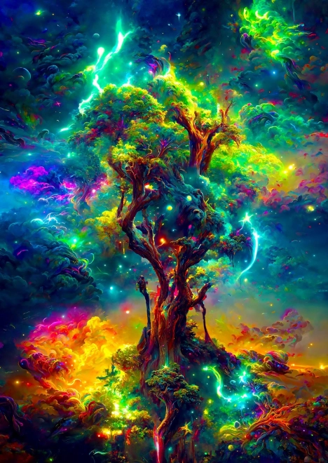 Puzzle Kosmiczne Drzewo Życia 1000 elementów