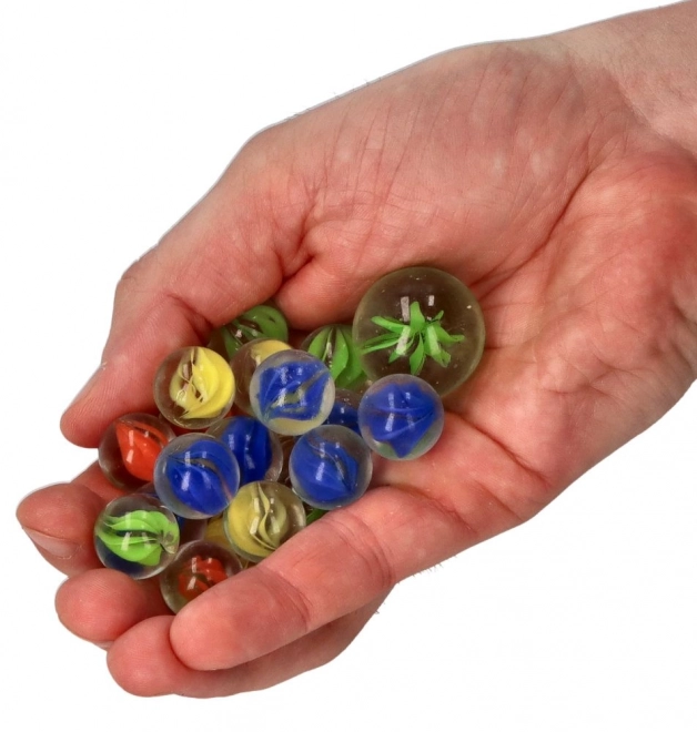 Szklane kulki Marbles 21 szt. - Marmurowe kulki