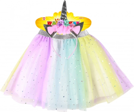 Magiczna tęczowa spódniczka tutu