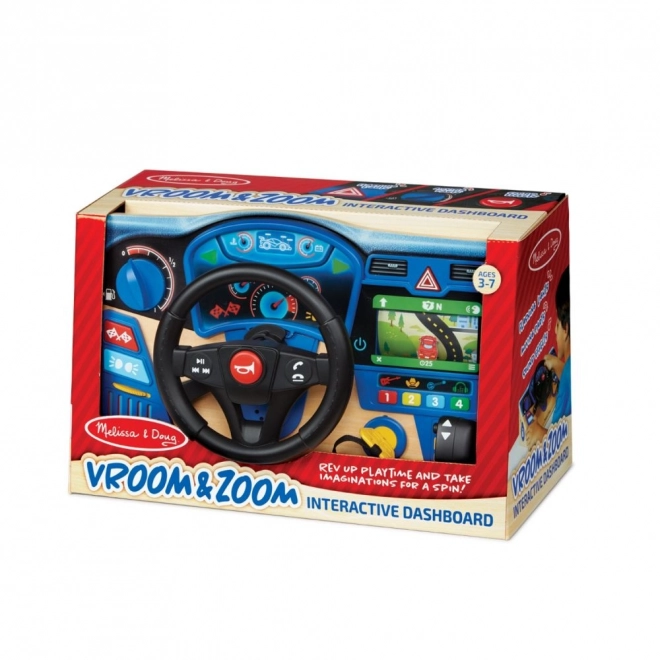 Interaktywna tablica rozdzielcza Kierownica Vroom i Zoom