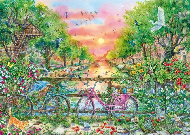 Puzzle RAVENSBURGER Kola w Amsterdamie 1000 elementów