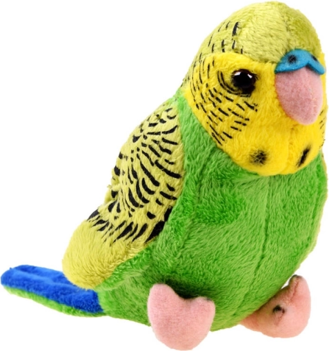pluszowy papużka falista zielono‑niebieska 13 cm BEPPE ZOO
