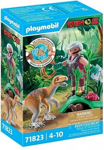 Playmobil Dinos velociraptor – zestaw do zabawy dla dzieci