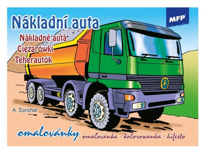 Kolorowanki dla dzieci Ciężarówki