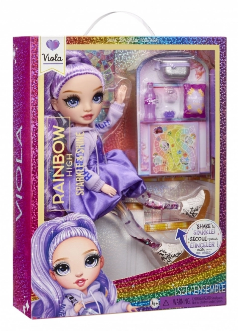 Rainbow High Sparkle & Shine Fashion lalka - Viola (Fioletowa)