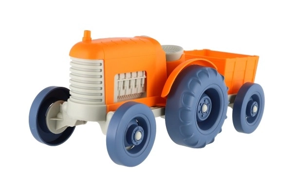 Plastikowy traktor z przyczepą 31 cm