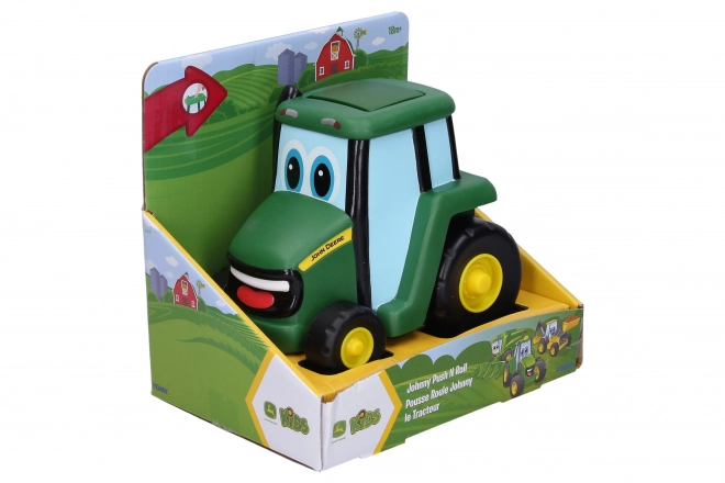 JD Dzieci John Deere - Traktor Johnny naciśnij i jedź 15 cm
