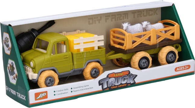 Auto ze śrubowym przyczepnikiem do przewozu zwierząt 28 cm