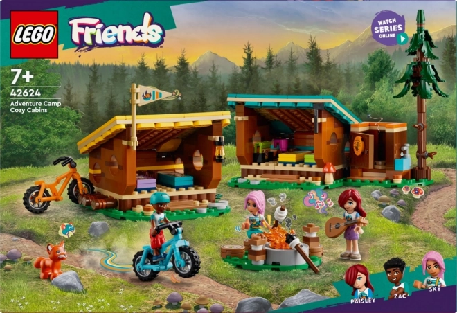 LEGO Friends 42624 Przytulne chatki na obozie przygodowym