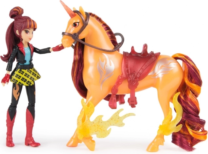 Magiczny jednorożec Cinder z akcesoriami