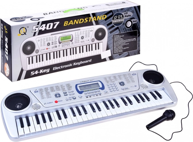 Elektroniczny instrument klawiszowy z mikrofonem 54 klawisze MQ5407