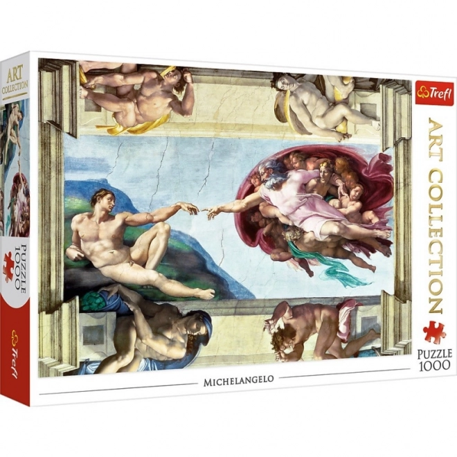 Puzzle 1000 elementów Kolekcja Sztuki Stworzenie Adama