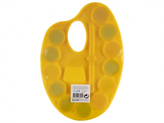 Grafix paleta z farbami wodnymi 12 szt. żółta