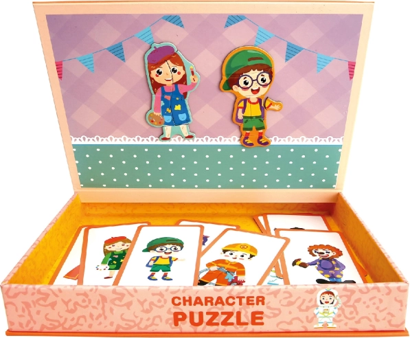 Bino magnetyczne puzzle – postacie
