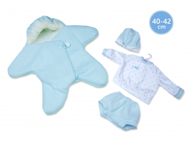 Llorens M740-37 strój dla lalki niemowlaka NEW BORN w rozmiarze 40-42 cm