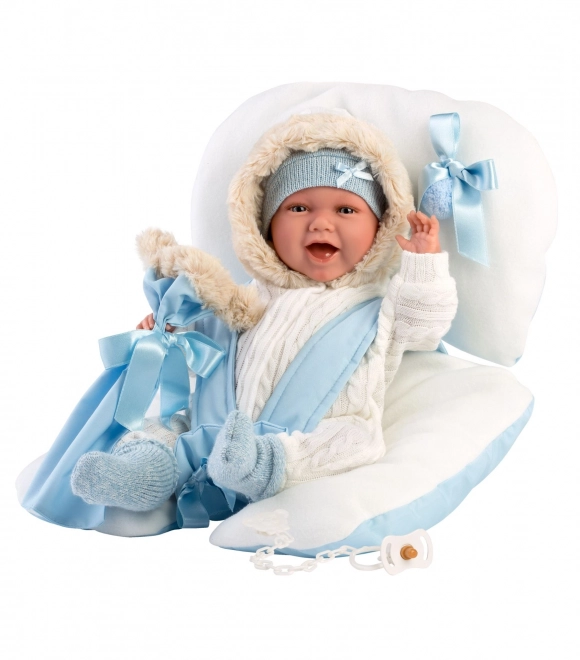 Llorens M740-77 ubranko dla lalki niemowlaka NOWO NARODZONEJ rozmiar 40-42 cm