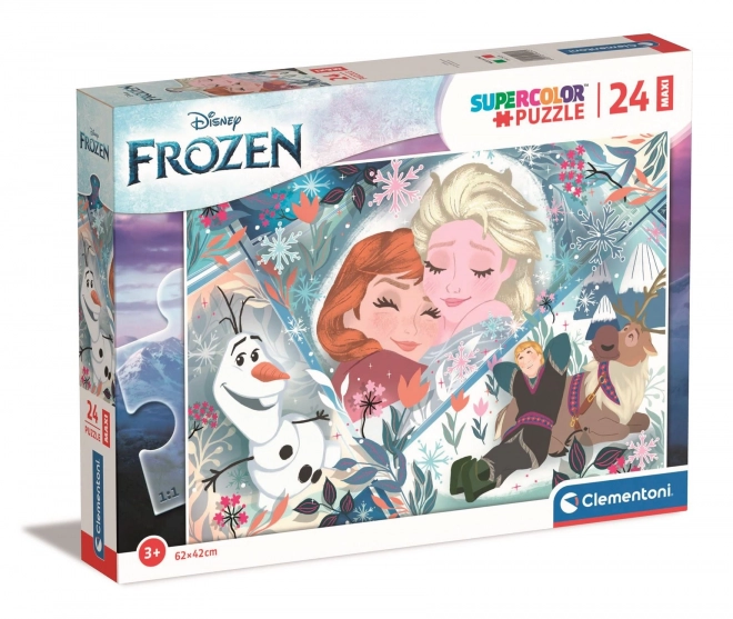 Puzzle Kraina Lodu MAXI od CLEMENTONI - 24 elementów