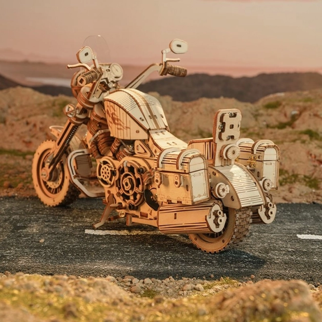 Motocykl Cruiser LK504 - 3D drewniana układanka
