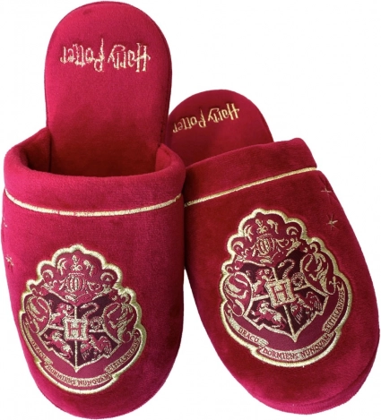 kapcie Harry Potter Hogwart czerwone