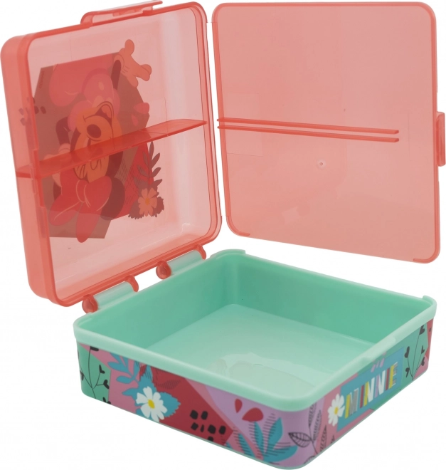 Kwadratowe Multi Box na śniadanie Minnie Mouse