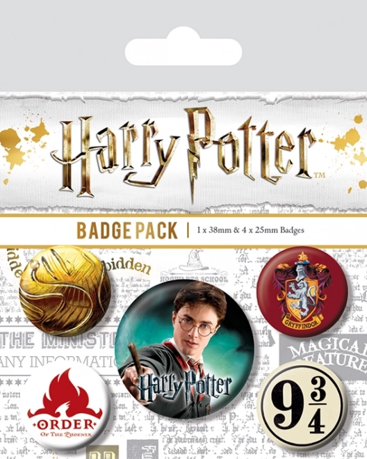 Zestaw przypinek HARRY POTTER – Gryffindor