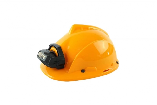 Kask z latarką