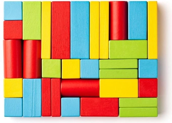 Kolorowe klocki do twórczego budowania
