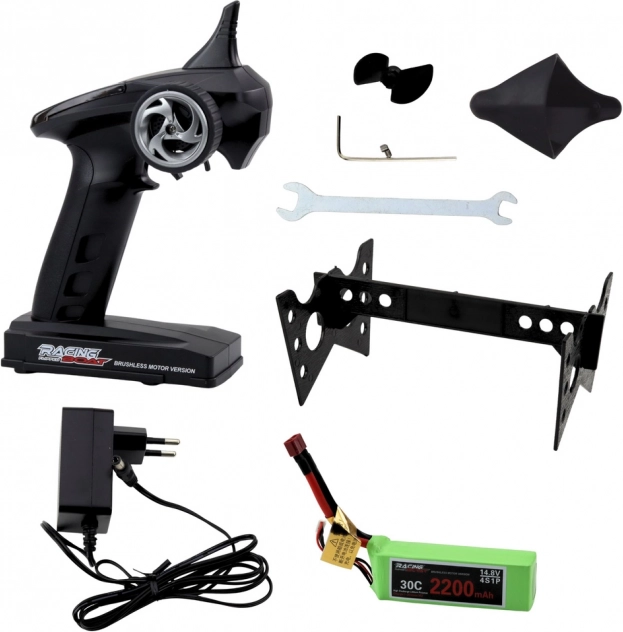 Wyścigowa motorówka FT011 z pilotem zdalnego sterowania