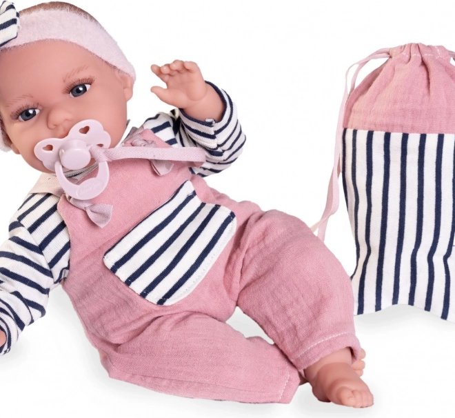 Realistyczna lalka dzidziuś Antonio Juan Toneta ze dźwiękami i miękkim materiałowym ciałem - 34 cm