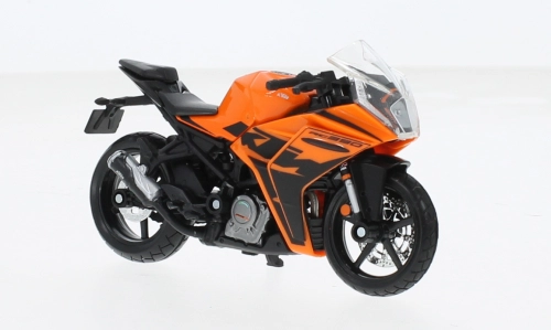 Model motocykla KTM RC390 1:18 z podstawką