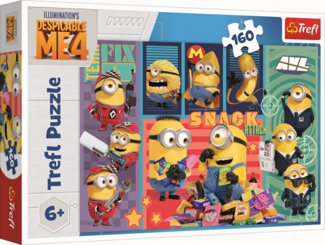 Puzzle 160 elementów Radość Minionków Trefl